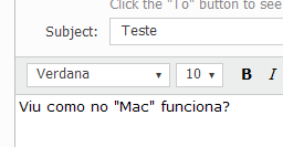 No nosso "Mac" funciona