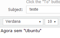 Sem "Ubuntu"