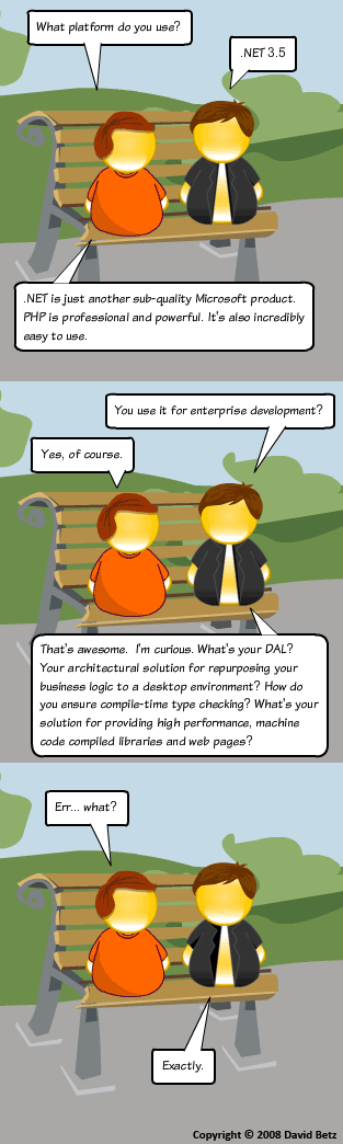 .NET and PHP