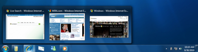 Windows 7 "superbar"